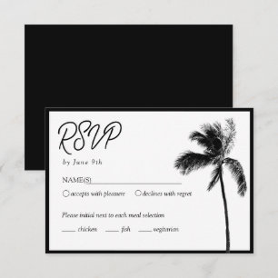 Recepción Tarjeta de gabinete Bat Mitzvah RSVP Personalizado