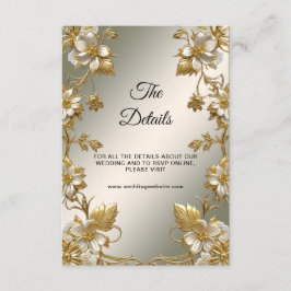 Recepción Tarjeta de gabinete con detalles de la placa de or