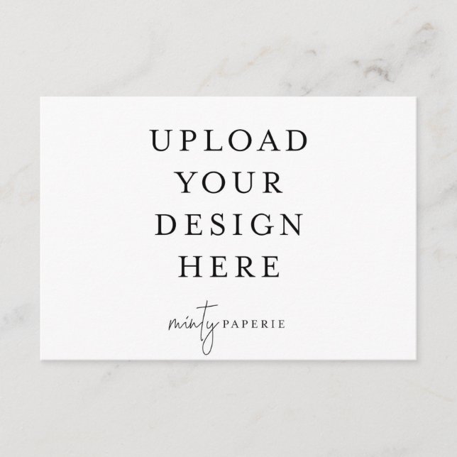 Recepción Tarjeta de gabinete de 3,5" x 5" - Paisaje (Anverso)