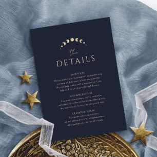 Recepción Tarjeta de gabinete de Boda celeste azul