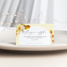 Tarjeta de gabinete de boleto de rifa de limón dia