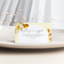 Recepción Tarjeta de gabinete de boleto de rifa de limón dia