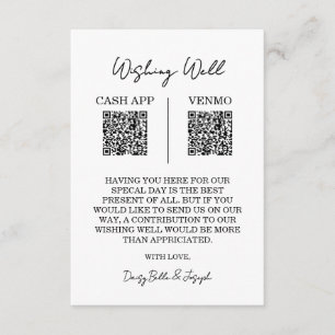 Recepción Tarjeta de gabinete de código QR del Boda de salud