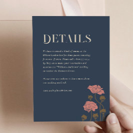 Recepción Tarjeta de gabinete de detalles de Art Nouveau vin