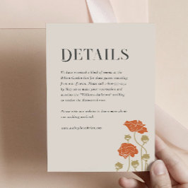 Recepción Tarjeta de gabinete de detalles de Art Nouveau vin