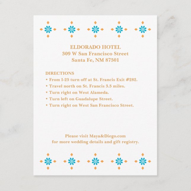 Recepción Tarjeta de gabinete de dirección Santa Fe del suro (Anverso)