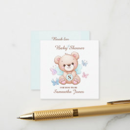 Recepción Tarjeta de gabinete de mensajes de Baby Shower Boo