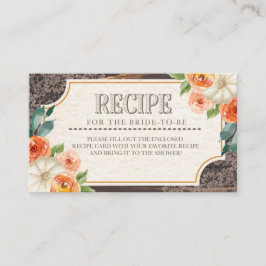 Recepción Tarjeta de gabinete de recetas rusas de mariscos d