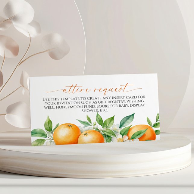 Recepción Tarjeta de gabinete de solicitud de atuendo floral (Subido por el creador)