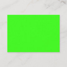 Tarjeta de gabinete Neon Green Personalizado