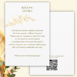 Recepción Tarjeta de gabinete para Bodas de flores sin tiemp