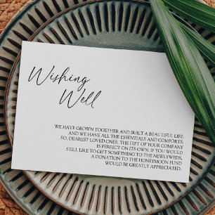 Recepción Tarjeta de gabinete para el bienestar de deseo clá