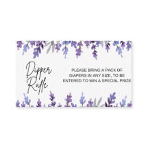 Tarjeta de gofre cuentagotas de agua de lavanda de