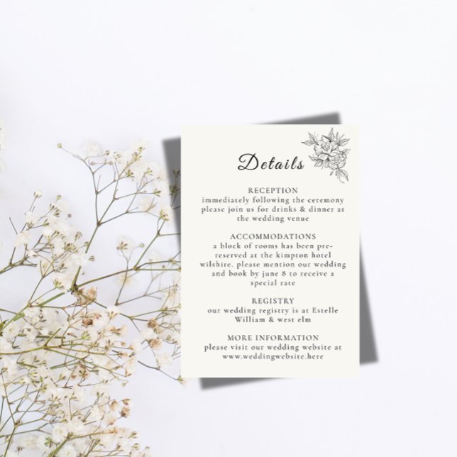 Recepción Tarjeta de Inclusión de Boda Art Deco (Subido por el creador)