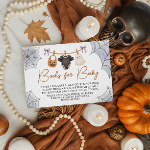 Recepción Tarjeta de inclusión de libros de Halloween Boo pa