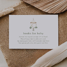 Tarjeta de Inclusión de Libros de Matcha para Bebé