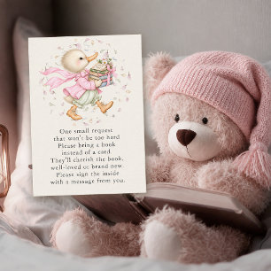 Recepción Tarjeta de Inclusión de Libros para Bebé Vintage G