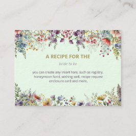 Recepción Tarjeta de inscripción