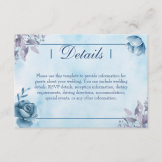 Recepción Tarjeta de inscripción