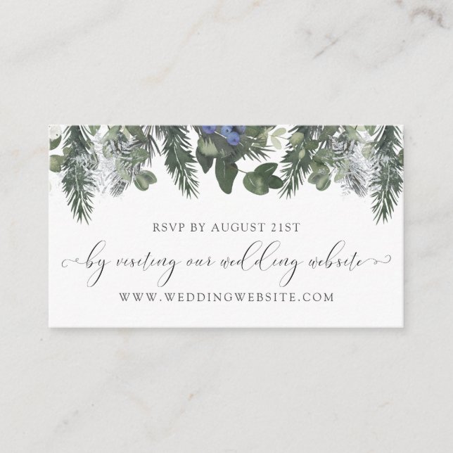 Recepción Tarjeta de inscripción (Anverso)