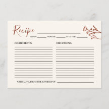 Tarjeta de inscripción