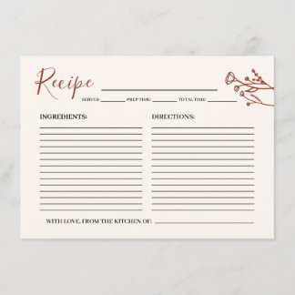 Recepción Tarjeta de inscripción