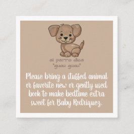 Recepción Tarjeta de inscripción Baby Shower para los sonido