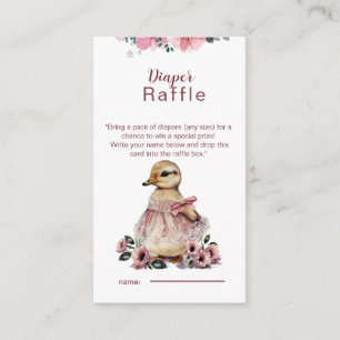 Recepción Tarjeta de inscripción de boleto Cuck Duck Diaper 