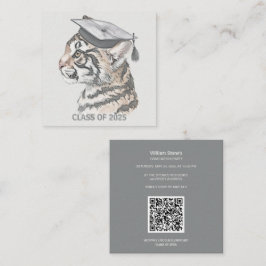 Recepción Tarjeta de inscripción de graduación con código QR