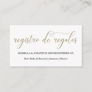 Recepción Tarjeta de inscripción de registro de caligrafía e