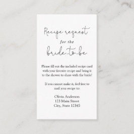 Recepción Tarjeta de inscripción de solicitud de receta de c