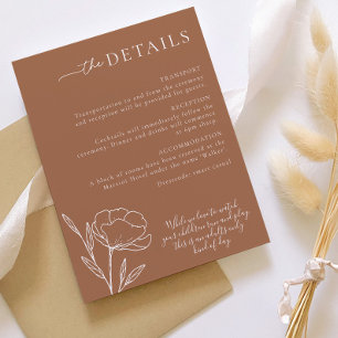 Recepción Tarjeta de inscripción para detalles del Boda Mini