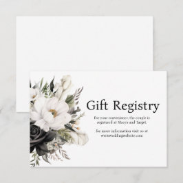 Recepción Tarjeta de inscripción para el registro de Bodas b