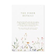 Tarjeta de inscripción para la boda de un pequeño 