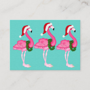 Recepción Tarjeta de inscripción para Navidades Flamingo / E