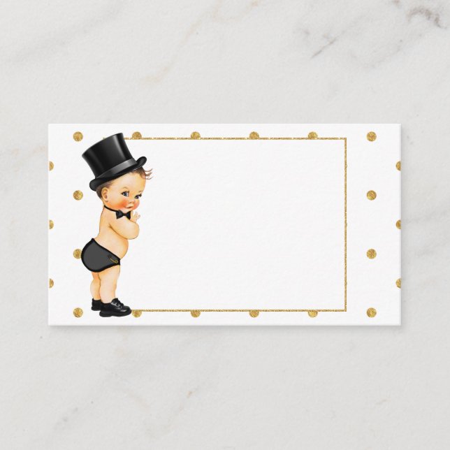 Recepción Tarjeta de inserción de Baby Shower (Anverso)