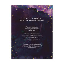 Tarjeta de inserción de boda abstracta en acuarela