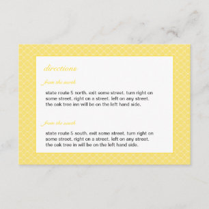 Recepción Tarjeta de inserción de Boda Beehive moderna