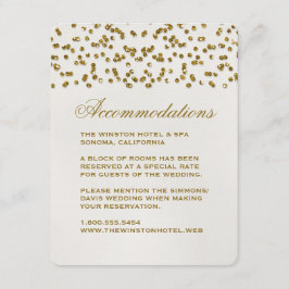 Recepción Tarjeta de inserción de Boda de Purpurina de glamo