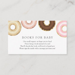 Recepción Tarjeta de inserción de donuts Books for Baby