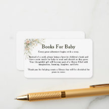 Tarjeta de inserción de libros para bebé Baby In B