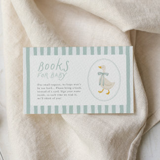 Recepción Tarjeta de inserción de libros para bebé en baby s