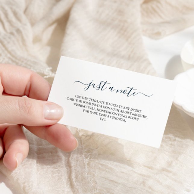 Recepción Tarjeta de inserción de sobre para boda minimalist (Subido por el creador)