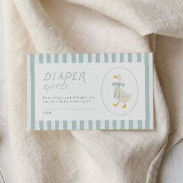 Recepción Tarjeta de inserción para baby shower de Silly Goo