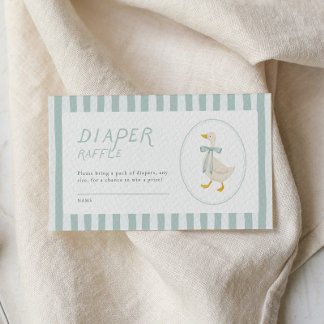 Recepción Tarjeta de inserción para baby shower de Silly Goo