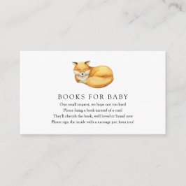 Recepción Tarjeta de inserción para bebés de Fox Books