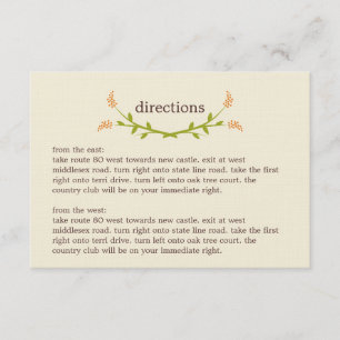 Recepción Tarjeta de instrucciones de amor dulce