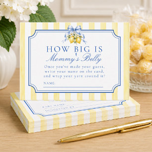 Recepción Tarjeta de juego Amalfi Lemon How Big Is Mommy's B