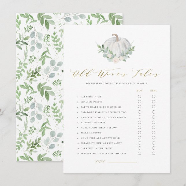 Recepción Tarjeta de juego de predicción de historias de vie (Anverso / Reverso)