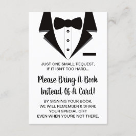 Recepción Tarjeta de libro de Tuxedo, libros para bebé